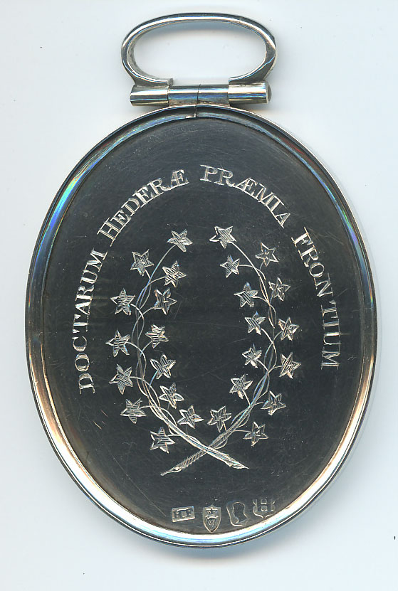 James Greer Medal
Rear